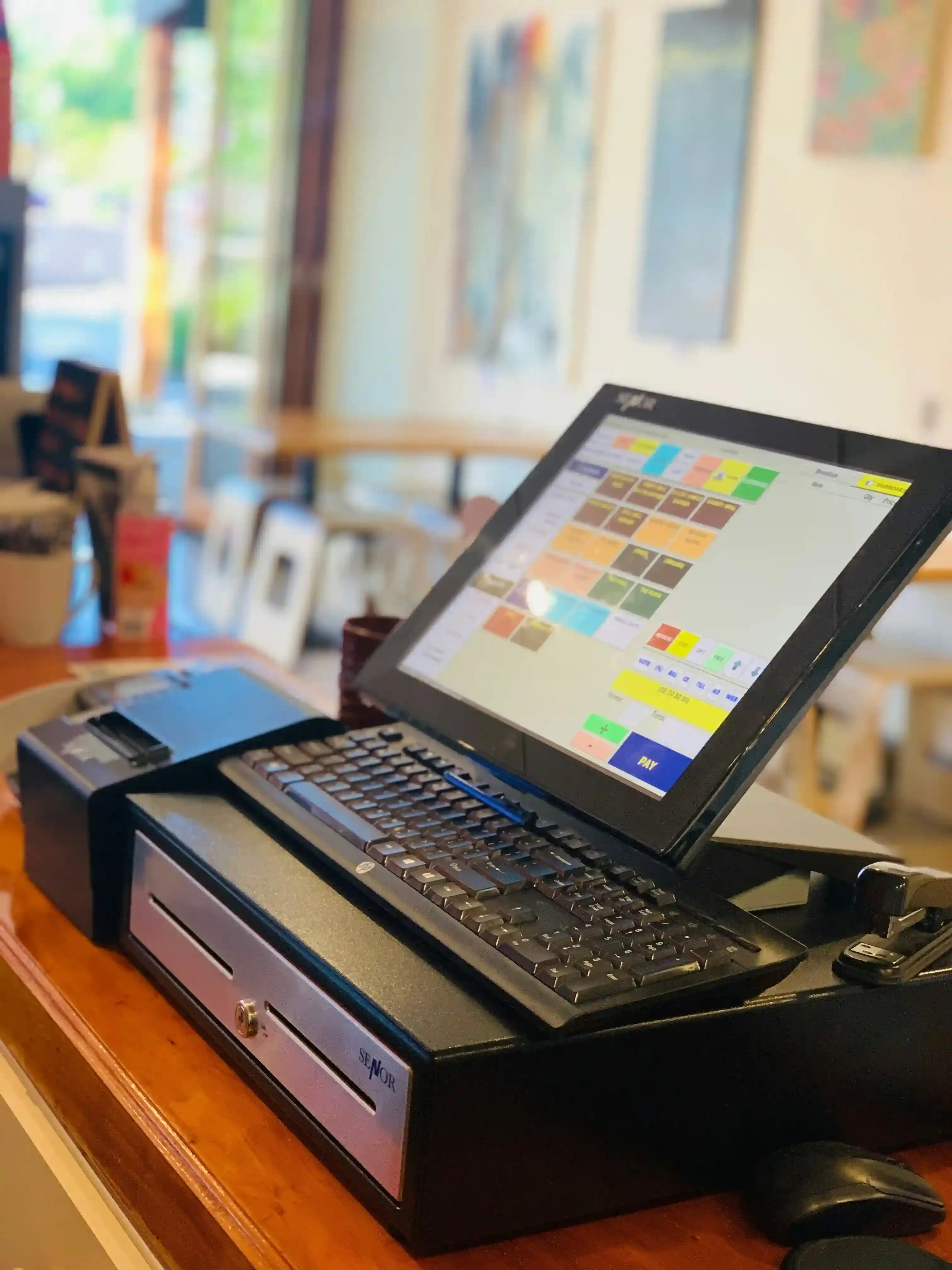 Retail shop using POS system in Pakistan